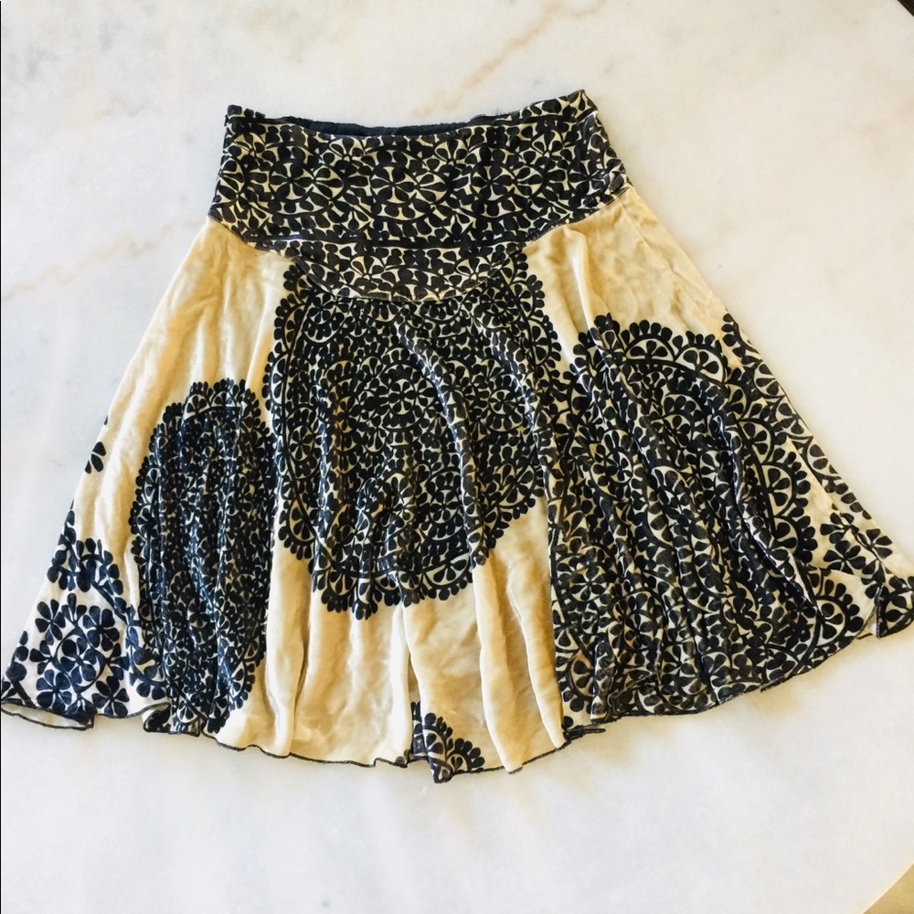 DVF velvet skirt